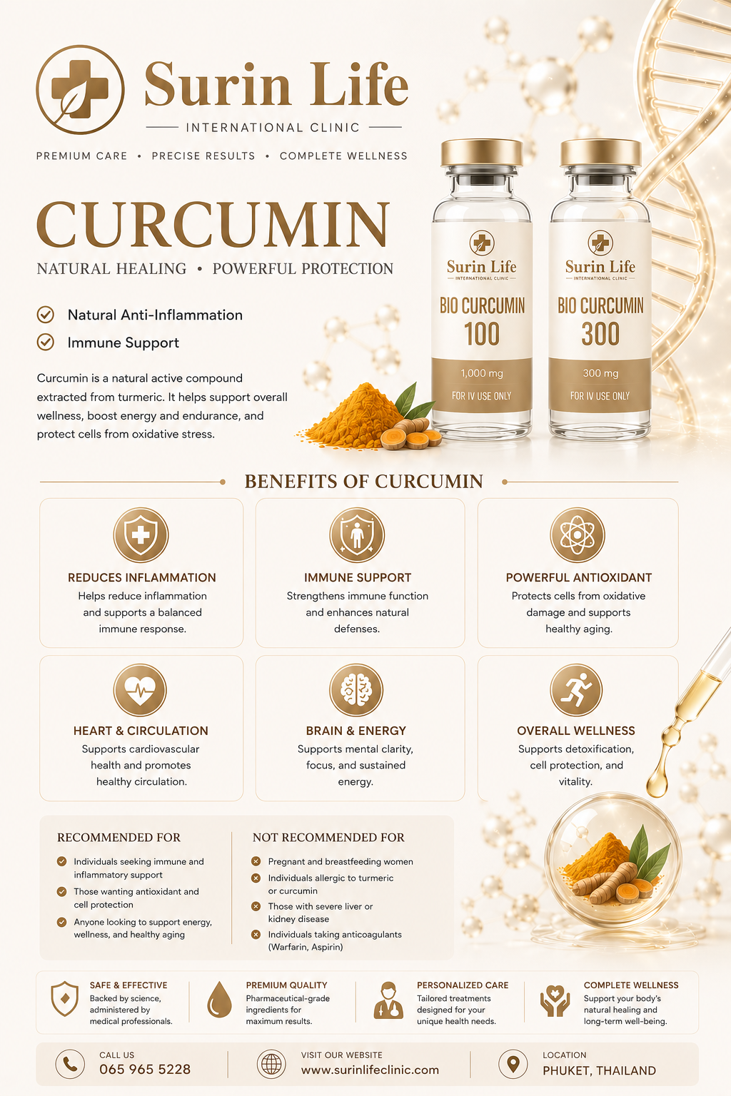 Curcumin booster poster